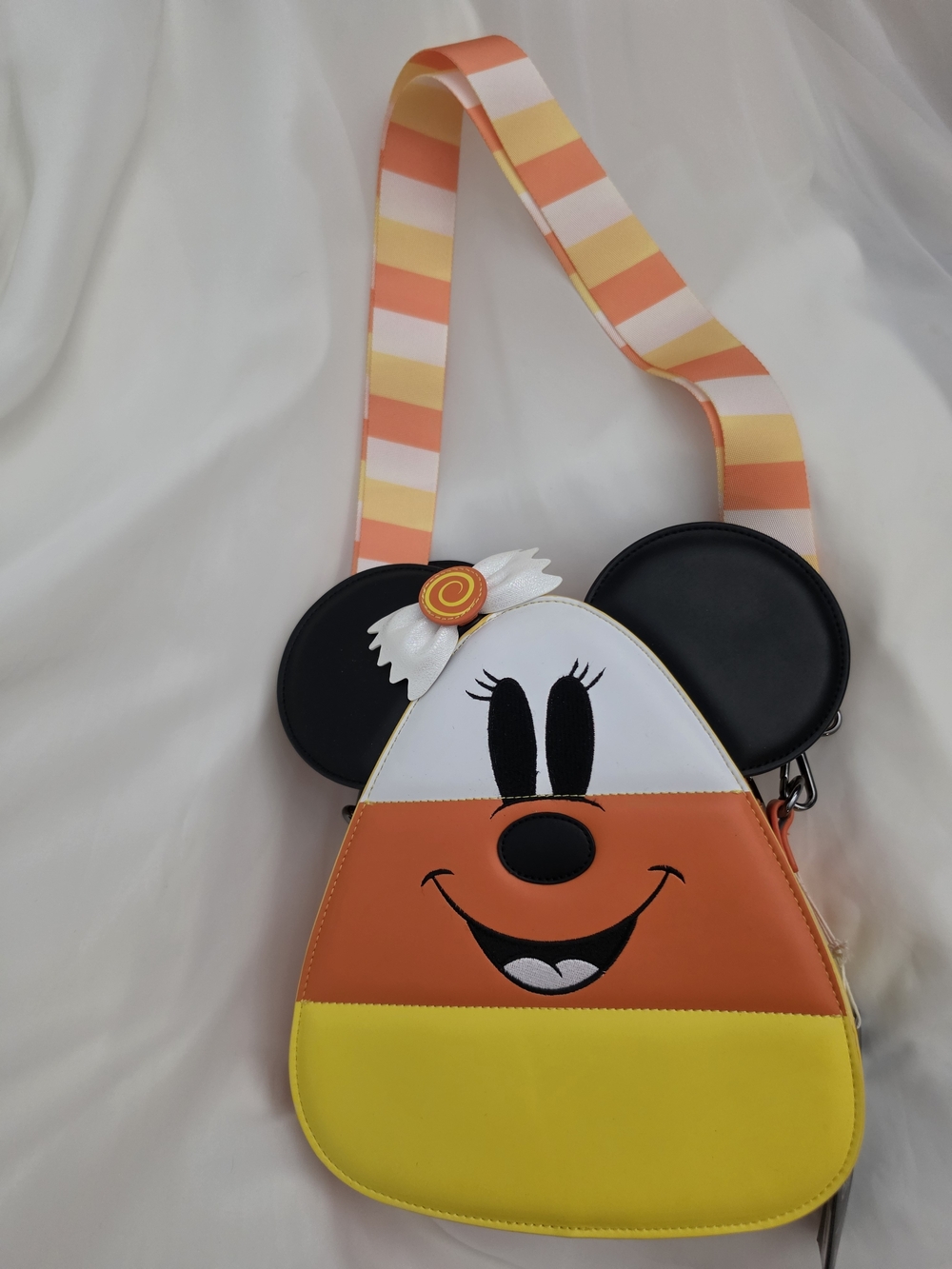 Loungefly Disney Mickey Minnie Mouse Candy Corn Halloween Crossbody Bag Purse